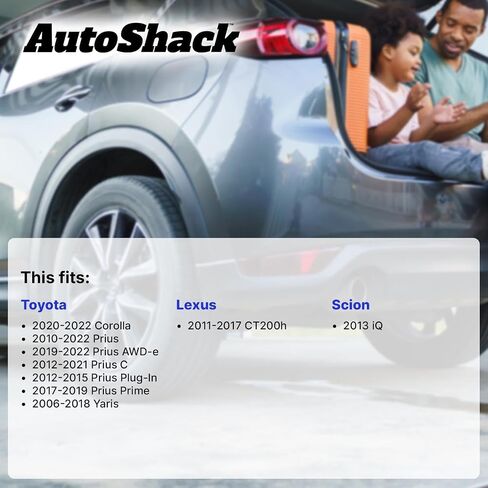 Autoshack Front Ceramic Brake Set Set Set Set Set Set Set Set Set Set Set Set Set Set Set Set Set Set Set Set Set Set Set Set Set Set Set Synged لعام 2006-2018 Toyota Yaris 2010-2019 Prius 2012-2019 Prius C 2011-2017 Lexus CT200H 2013 Scion IQ 1.5L 1.8L F in Kuwait