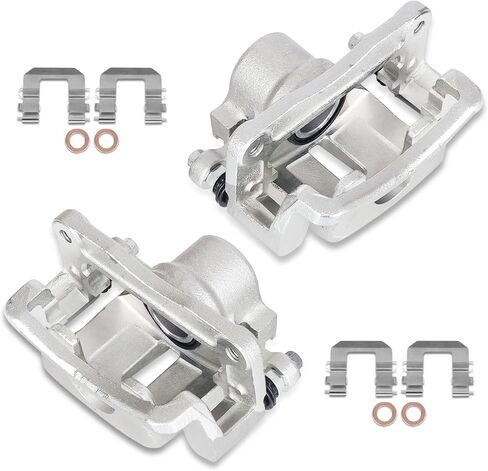 Rear Brake Caliper Set Right + Left Assembly w/Bracket 18B5041 18B5040 Compatible for Chevy Equinox Captiva Sport GMC Terrain Pontiac Torrent Saturn Vue 2007-2017 (Set of 2) in Saudi Arabia