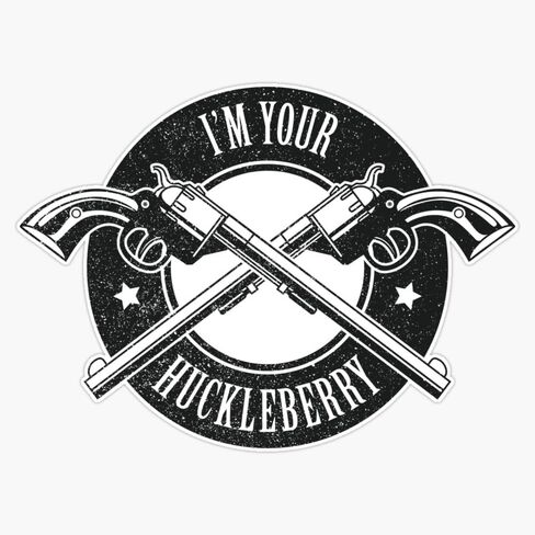 المغناطيس أنا الخاص بك huckleberry magnet vinyl sticker 5 " in Saudi Arabia