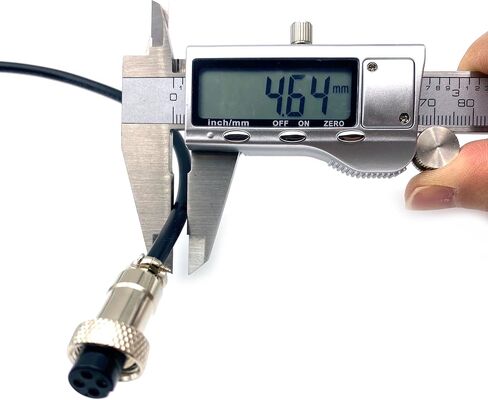 GX12 4 Pin Cable Single Female Aviation Cordset, GX12 4 Pin Panel Mount Circular Metal Aviation Connector Adapter Female Head Cable（1Meter） in Kuwait