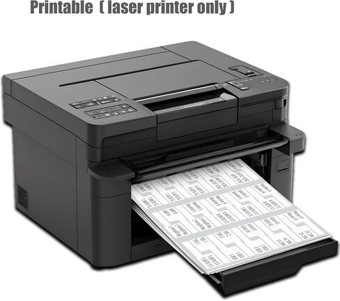 Charging Cable Label Tags, Electrical ID Wire Cords Marker, 8 Color 240pcs, Write and Print, Waterproof, for Computer, Ethernet, Speaker and Phone Wire Management Sticker in Kuwait