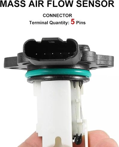 MAF Sensor 5WK97502 Car Mass Air Flow Sensor Fit for BMW BMW 323i 325i 325xi 330i 330xi 525i 525xi 530i 530xi 535i Z4 - Replaces 13627520519, 5WK97502Z in Saudi Arabia