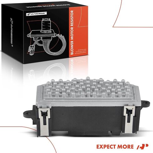 A -premium HVAC سخان السخان المميتة المقاوم محرك متوافق مع سيارات فولكس واجن - لجيتا ، تيغوان ، الخنفساء ، CC ، EOS ، الجولف ، GTI ، بارات ، الأرنب - الجانب الأمامي ، استبدال# 3C0907521F ، 3C0907521G in Saudi Arabia