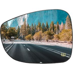 استبدال المرآة الجانبية للركاب لـ Chrysler Pacifica 2017-2024 ، Voyager 2020-2024-زجاج مرآة جانبي يمين ، مرايا المنظر الخلفي مع بقعة مدفوعة ومكفوفة بالطاقة in Kuwait