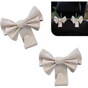 هبوط 2 PCS مقعد مقعد السنانير ، خطاف محفظة سيارات المقعد المقعد ، لمحفظة سلسلة المفاتيح وحقيبة اليد ، إكسسوارات داخلية للسيارة العالمية (أبيض) in Saudi Arabia