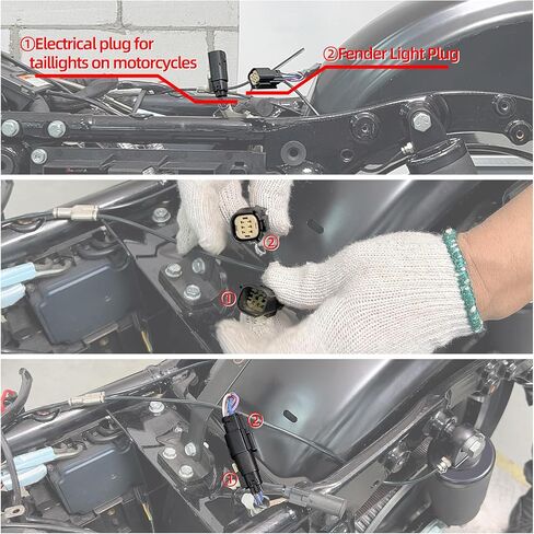 SLMOTO LED الخلفي Fender Fascia Fits for Harley Touring Road King Cvo Road Glide Ultra Classic Electra Glide Glide 2009-2013 in Saudi Arabia