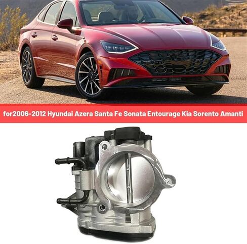 351003C200 Throttle Valve Car المتوافقة مع 2006-2012 Hyundai Azera Santa Fe Sonata Entourage Kia Sorento in Kuwait