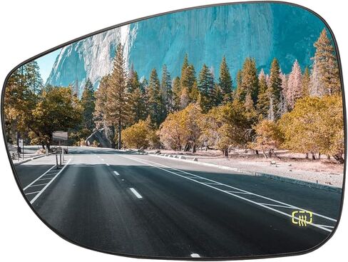 استبدال المرآة الجانبية للركاب لـ Chrysler Pacifica 2017-2024 ، Voyager 2020-2024-زجاج مرآة جانبي يمين ، مرايا المنظر الخلفي مع بقعة مدفوعة ومكفوفة بالطاقة in Saudi Arabia