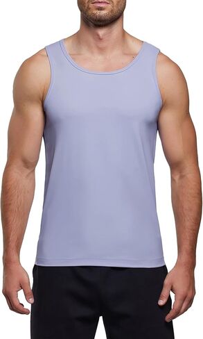 Fioboc للرجال قمم الدبابات الجافة الجافة الجافة الصيفية بلا أكمام للقمصان العضلية الرياضية كمال الأجسام للياقة البدنية تجريب قمم للياقة البدنية للرجال in Kuwait