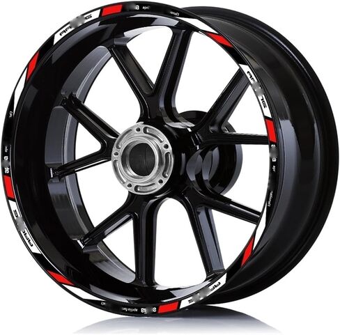 ملصقات عجلات الدراجات النارية لـ A & Prilia for Tuono V4 لـ Shiver 900 لـ RSV4 1100 للمصنع RS 660 دراجة نارية شارات الشريط الزخرفية (3) in Saudi Arabia
