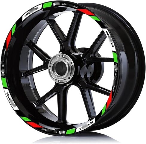 Motorbike Wheel Stickers for A&PRILIA for Tuono V4 for Shiver 900 for RSV4 1100 for Factory RS 660 Motorcycle Decal Decorative Stripe Rim Decals(3) in Saudi Arabia