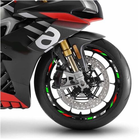 Motorbike Wheel Stickers for A&PRILIA for Tuono V4 for Shiver 900 for RSV4 1100 for Factory RS 660 Motorcycle Decal Decorative Stripe Rim Decals(3) in Saudi Arabia