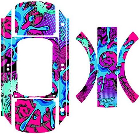 Graphics for OneWheel Pint, Zany Pink Design, Rail and Fender Decals and Grip Tape, Earth SURF Designs by Senge Graphics Inc. in Saudi Arabia