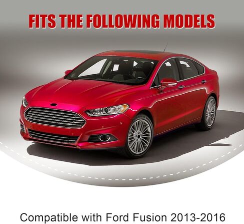 Carbon Fiber Front Bumper Lip Splitter Compatible with Ford Fusion 2013-2016, Trim Protection Splitter Spoiler in Saudi Arabia