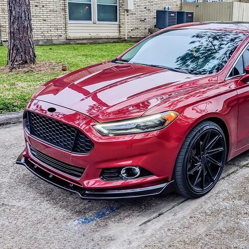 Carbon Fiber Front Bumper Lip Splitter Compatible with Ford Fusion 2013-2016, Trim Protection Splitter Spoiler in Saudi Arabia