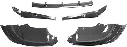 Front Lip with Side Winglets Glossy Black 5Pcs for Jeep Grand Cherokee SRT 2017-2021/Trackhawk 2018-2021 V4 Style Front Bumper Lip Splitter Spoiler in Saudi Arabia