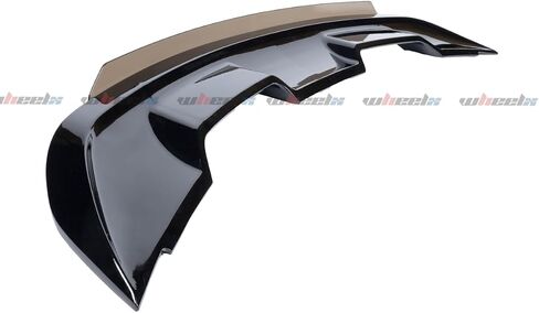 Wicker Bill Rear Spoiler Compatible with 2015-2023 Ford Mustang, GT500 GT350 Style Trunk Exterior Tail Deck Lid Wing Wickerbill Lip Splitter Man Gift (Glossy Black) in Saudi Arabia
