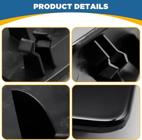 غطاء خطاف السحب الأمامي الصمام لـ BMW X5 G05 M Sport /M50i 2019-2022 CAPE HOOK LID CAP (أسود ، جانب الركاب الأيمن) in Saudi Arabia