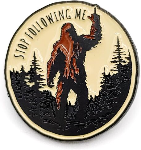 BIGFOOT MONAMEL Lapel Pin - لمحبي Bigfoot و Sasquatch in Kuwait