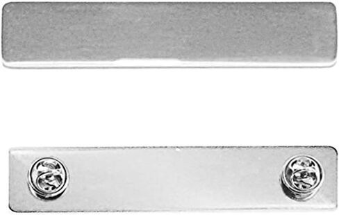 Engraved Metal Name Badges Engraved Metal Security Police Fire Military Nameplates (Plain Gold, Clutch Backing) in Saudi Arabia