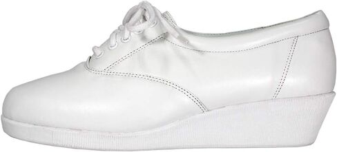 24 Hour Comfort Debbie Women's Wide Width Cushioned Comfort Leather Lace Up Shoes in Kuwait