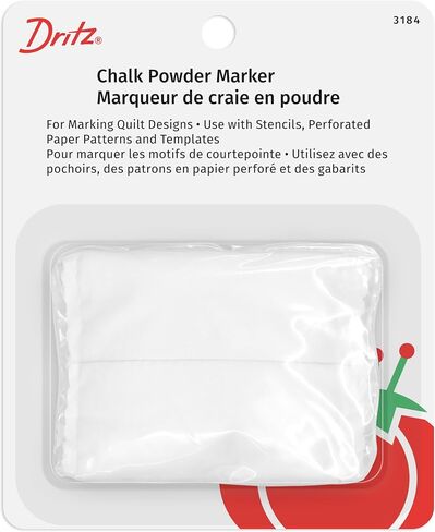 Dritz 3184 Chalk Powder Marker, White, 1.3 Ounce (Pack of 1) in Kuwait
