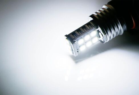 Ijdmtoy Xenon White 15-SMD 5200S PSX24W مصابيح استبدال متوافقة مع 2011-2018 Chrysler 300 Front Trucf Lights (لا توجد مقاومات مطلوبة) in Saudi Arabia