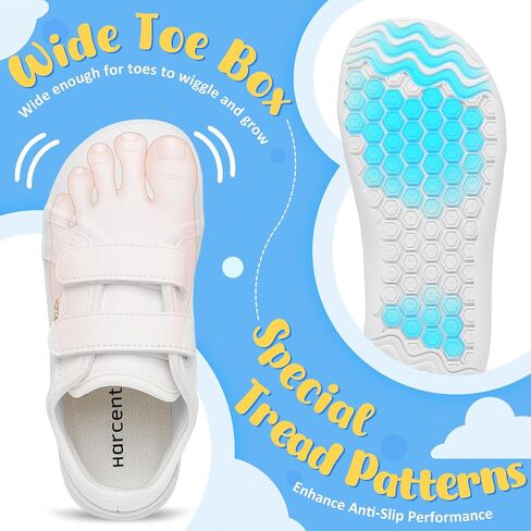 Kids Wide Barefoot Shoes Boys Girls Minimalist | Zero Drop | Lightweight Fashion Sneakers in Kuwait