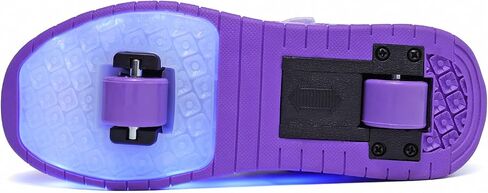 Girls Roller Shoes LED Lights Up Sneakers with Wheels Removable Lightweight Roller Skates Boys Beginners Trainers Skate Comfortable Sports Footwear Athletic USB Charge Sneaker Kids Gifts in Kuwait