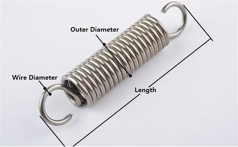 Mdingbao-Extension Springs الأسلاك قطر 1.0 مم 304 التوتر الفولاذ المقاوم للصدأ الربيع in Kuwait