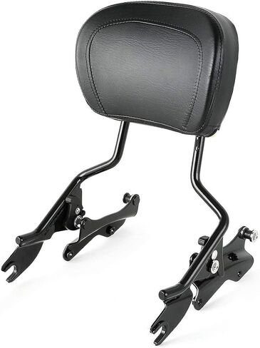 TCMT Detachable Passenger Backrest Sissy Bar With 2-Up Luggage Rack 4 Point Docking Hardware Kits Fits For Harley Touring Touring CVO Road Glide Street Glide Road King Electra Glide 2014-2025 in Saudi Arabia
