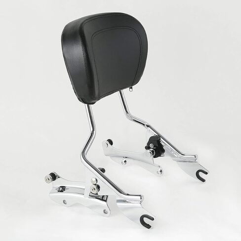 TCMT Detachable Passenger Backrest Sissy Bar With 2-Up Luggage Rack 4 Point Docking Hardware Kits Fits For Harley Touring Touring CVO Road Glide Street Glide Road King Electra Glide 2014-2025 in Saudi Arabia