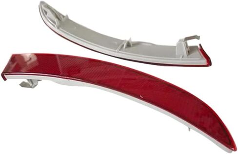 Red Lens Rear Bumper Reflector, Compatible with BMW X3 F25 LCI 2015-2017, 1pcs Left Driver Side 63257352209 in Saudi Arabia