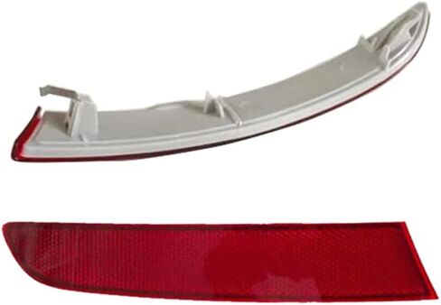 Red Lens Rear Bumper Reflector, Compatible with BMW X3 F25 LCI 2015-2017, 1pcs Left Driver Side 63257352209 in Saudi Arabia