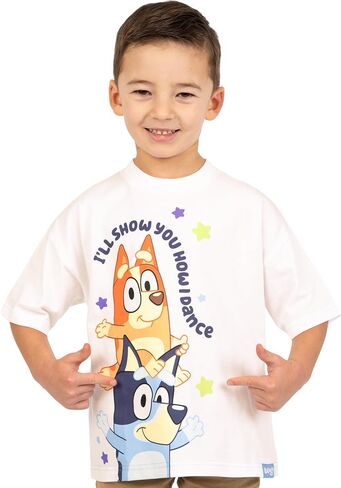 Tshirt Bluey ، Tshirt Bingo Kids ، قميص أولاد قصير الأكمام للصيف ، تي شيرت Cotton Boys in Saudi Arabia