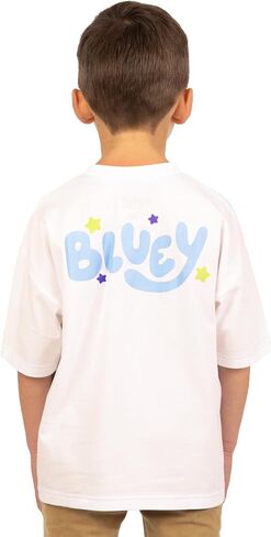 Tshirt Bluey ، Tshirt Bingo Kids ، قميص أولاد قصير الأكمام للصيف ، تي شيرت Cotton Boys in Saudi Arabia