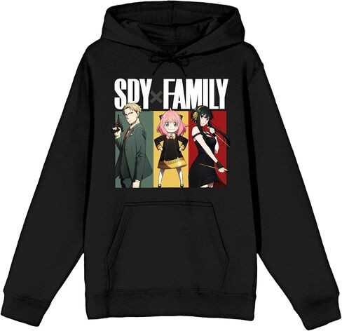 BioWorld Spy X Family Family Family Hoodie Black Graphic Hoodie in Saudi Arabia