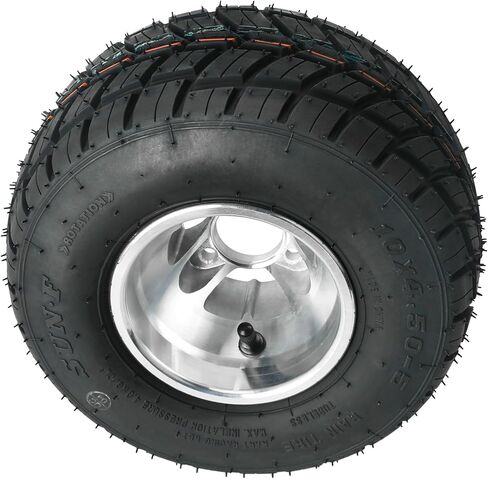 3 Stud Front 10x4.50-5 & الخلفية 11x7.10-5 Go Kart Wheels Racer Tyre 4-ply reglessed for Mini Bike ATV Quad Drift Lawn Mower in Saudi Arabia