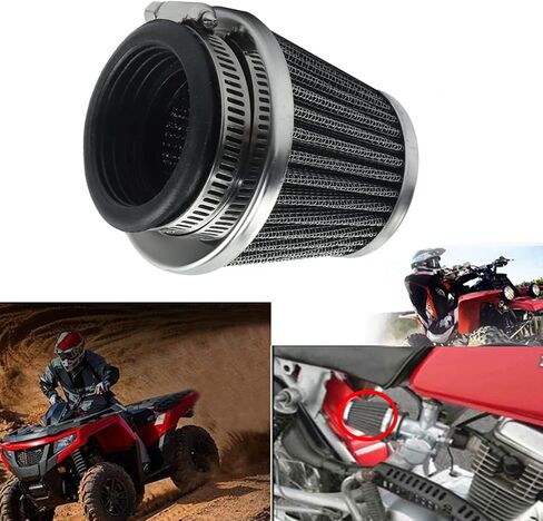 35mm Air Filter Cleaner 45 Degree Angled Curved Neck For 50cc 70cc 90cc 110cc 125cc PZ19 PZ20 Z50 Cb100 C70 Cl100 Xl100 Xl125 Xl70 2 4-Stroke Engine Pocket Mini Bike Motorcycle Atv Quad Scooter Gokart in Saudi Arabia