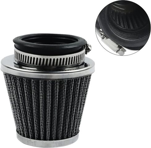 35mm Air Filter Cleaner 45 Degree Angled Curved Neck For 50cc 70cc 90cc 110cc 125cc PZ19 PZ20 Z50 Cb100 C70 Cl100 Xl100 Xl125 Xl70 2 4-Stroke Engine Pocket Mini Bike Motorcycle Atv Quad Scooter Gokart in Saudi Arabia