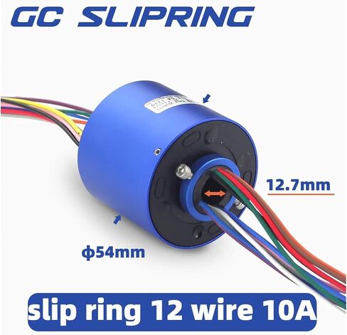 Slip Ring Conductive Slip Ring Through Hole 12.7mm 12 Wire 10A Slip Ring Brush Collector Ring in Saudi Arabia