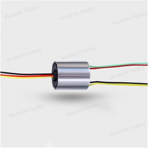 1 PCS عالي السرعة بكرة الصيد قطر حلقة الانزلاق قطر 12.5 مم 4 القناة 2A حلقة الانزلاق جامع 360 درجة (مع شفة) in Saudi Arabia