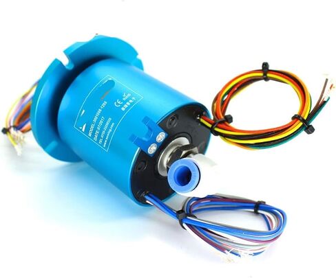 1 Channel Air Rotary Joint 12 Wire Connector 5A Current Slip Ring G1/4'' Port 8-10mm Pipe Size in Saudi Arabia