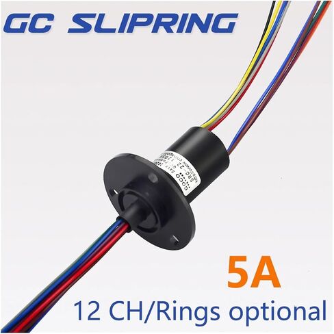 Slip Ring Collector Ring Slip Ring Brush Carbon Brush Rotary Joint 12 Wires 5A Current in Saudi Arabia