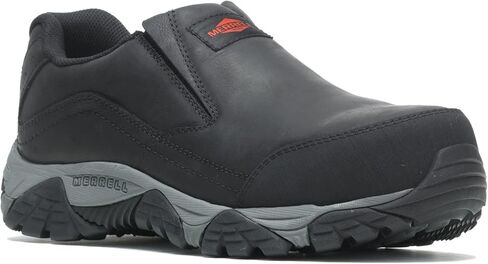Merrell Moab Adventure Moc, Men's, Toffee, Comp Toe, EH, WP, Slip Resistant, Slip On, Work Oxford (8.5 W) in Kuwait