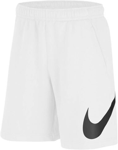 Nike Sportswear Club Men's Graphic Shorts (White/White, BV2721-100) Size Large Tall in Saudi Arabia