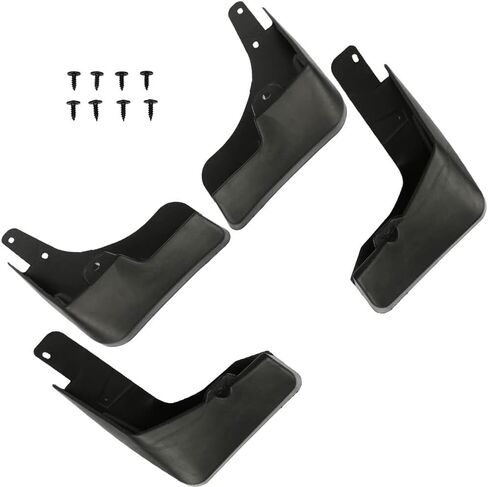 SCITOO 4pcs Black Front & Rear Mud Flaps Splash Guards for Nissan Rogue 2014-2019,for Nissan X-Trail 2014-2019 in Saudi Arabia