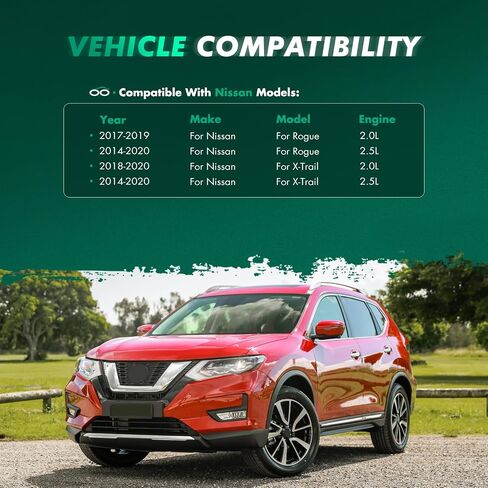 SCITOO 4pcs Black Front & Rear Mud Flaps Splash Guards for Nissan Rogue 2014-2019,for Nissan X-Trail 2014-2019 in Saudi Arabia