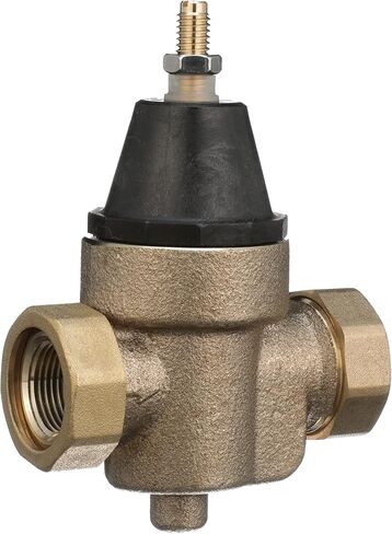 Watts LFN45B Series 1" Lead-Free Cast Copper Silicon Alloy Water Pressure Reducing Valve, Crimp Double Union End Connections, Elastomer Disc, Adjustable Pressure 25 to 75 psi, Maximum 400 psi in Saudi Arabia