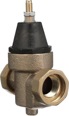 Watts LFN45B Series 1" Lead-Free Cast Copper Silicon Alloy Water Pressure Reducing Valve, Crimp Double Union End Connections, Elastomer Disc, Adjustable Pressure 25 to 75 psi, Maximum 400 psi in Saudi Arabia
